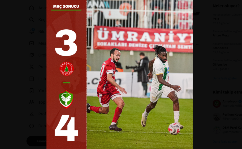 Amedspor Ümraniyespor