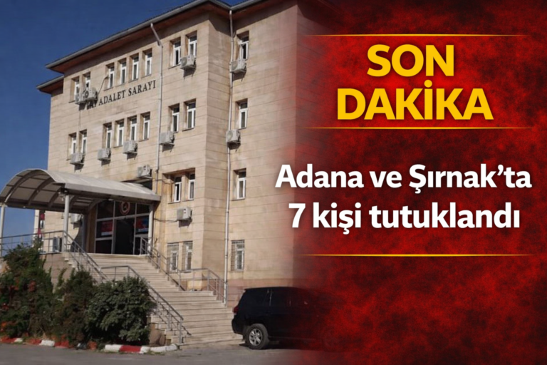 Halep protestoları gerekçesiyle Adana'da 3, Şırnak'ta da 2'si çocuk 4 kişi tutuklandı.