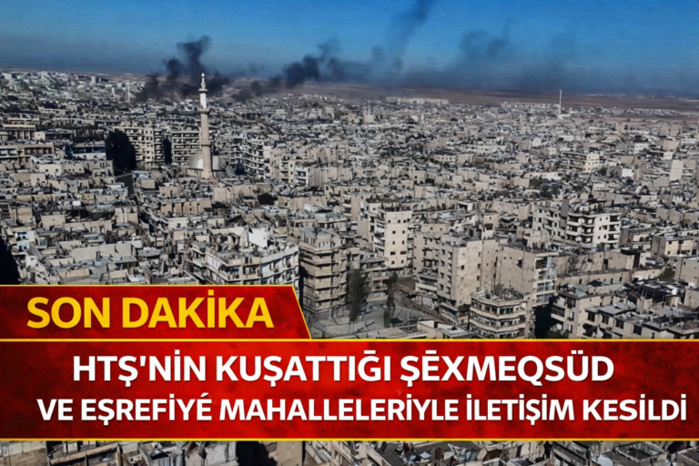 HTŞ’nin kuşattığı Şêxmeqsûd ve Eşrefiyê mahalleleriyle iletişim tamamen kesildi