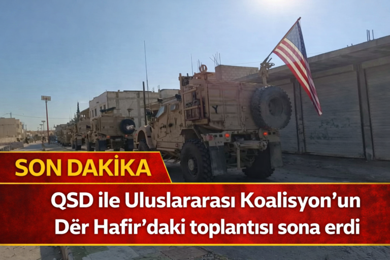 QSD ile Uluslararası Koalisyon’un Dêr Hafir’daki toplantısı sona erdi