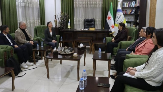 Fransa heyetinden Özerk Yönetim’e ziyaret